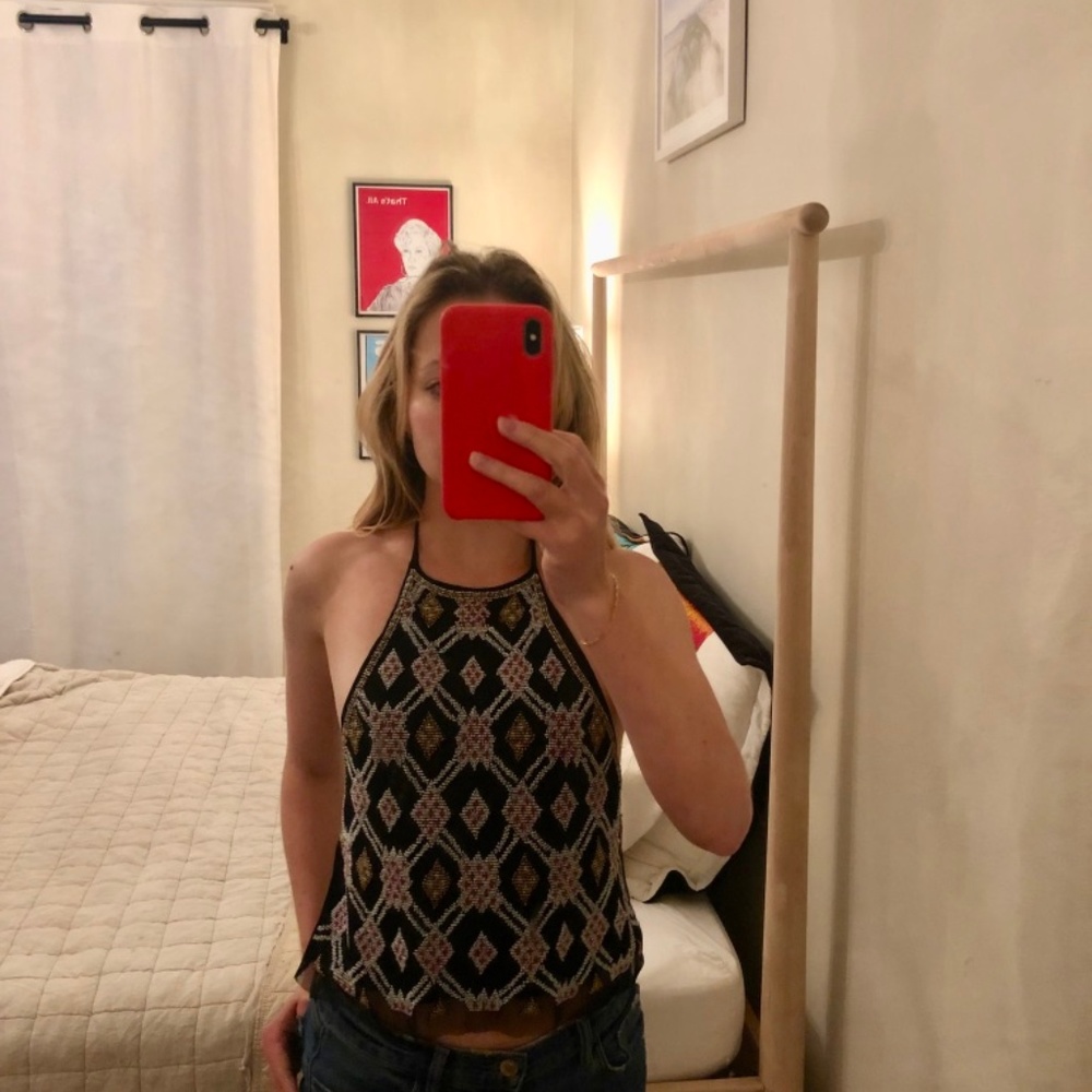 Beaded Halter Tank - Picture 2 of 4